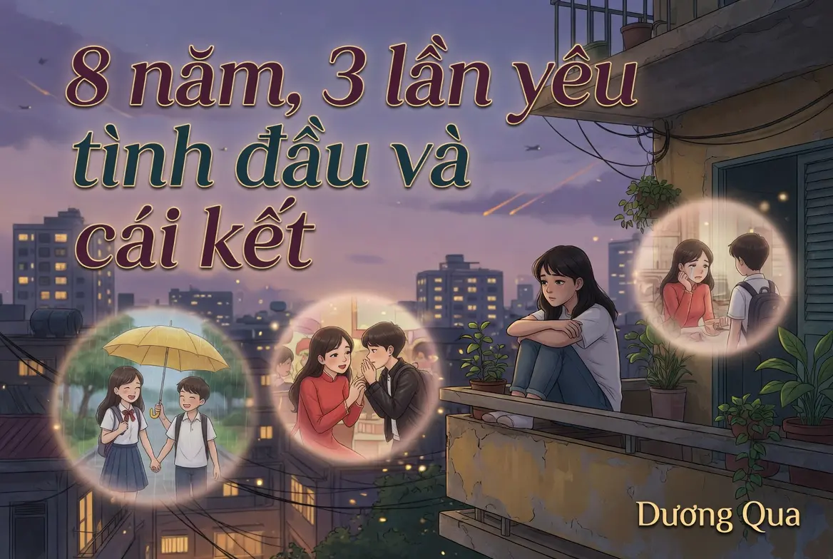 8 năm, 3 lần yêu tình đầu và cái kết
