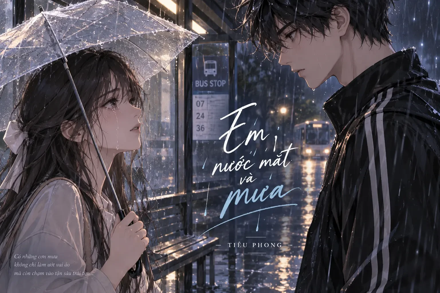 Em, nước mắt và mưa